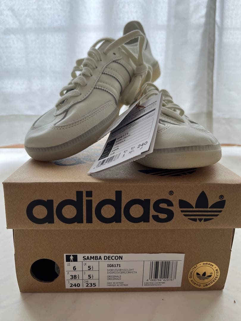 adidas サンバ DECON ホワイト 24.0cm