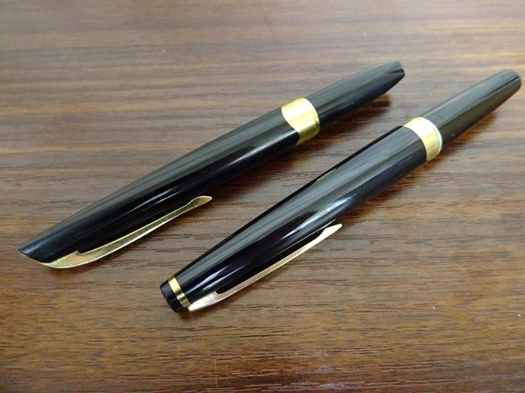 せ*お様 天001 万年筆 2本 セット ペン先 18K PILOT プラチナ