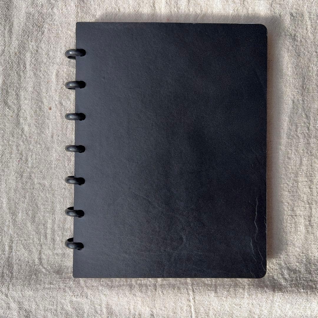 ノート・メモ帳 Grovemade Leather Notebook Medium Black