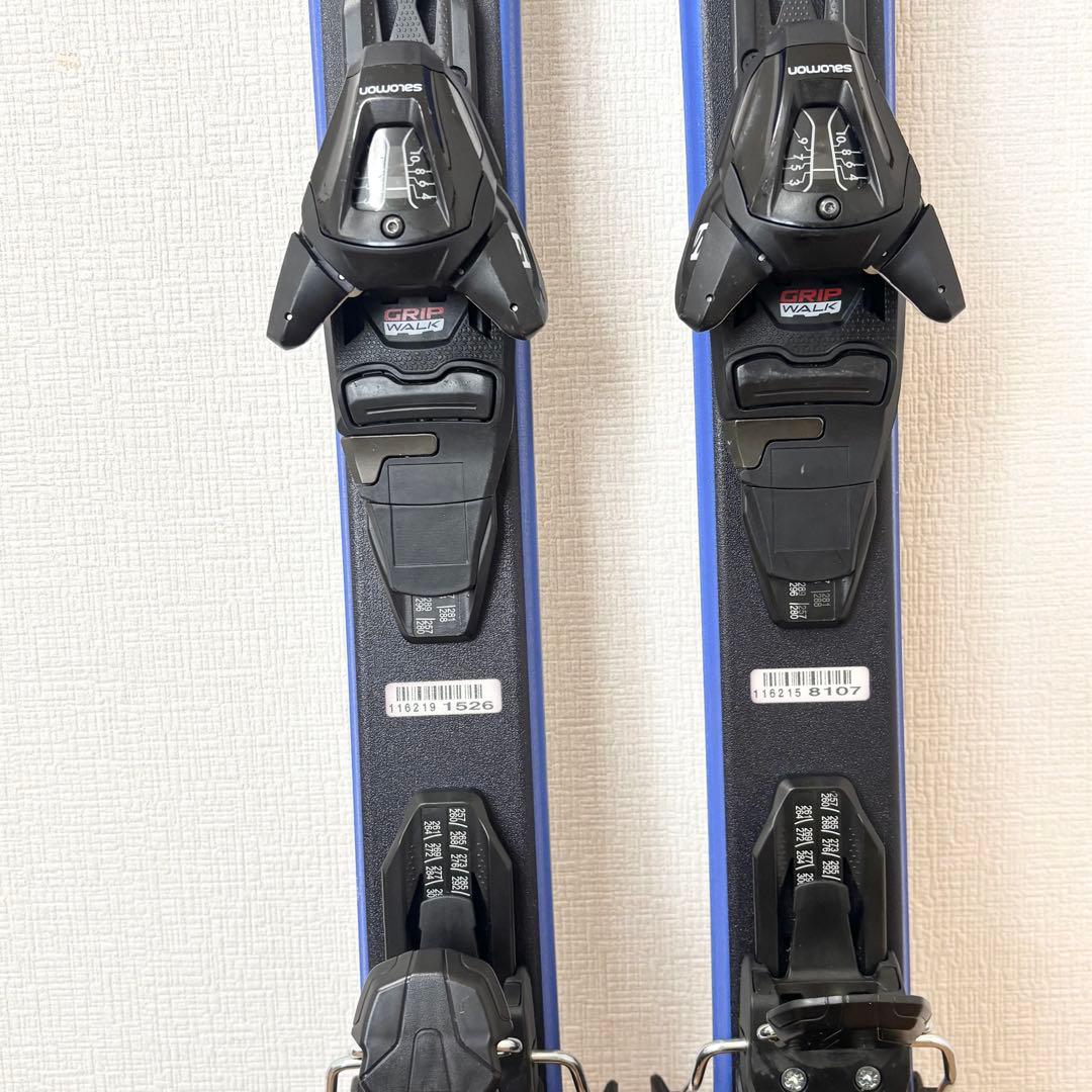 美品 SALOMON サロモン スキー板 155 PLUS ビンディング付き