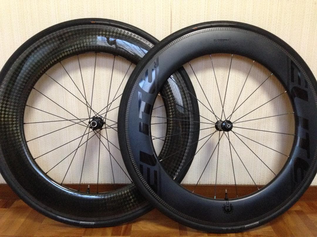 ELITE / T-Formula カーボンホイール　ディープリム　 前後セット