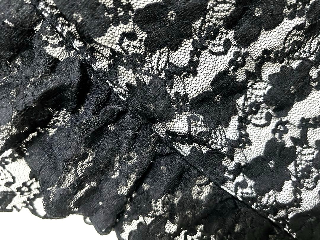 タグ付き♡GOLDS♡肩紐ビジュー♡ふりふりラッフルフリル♡レースキャミトップス