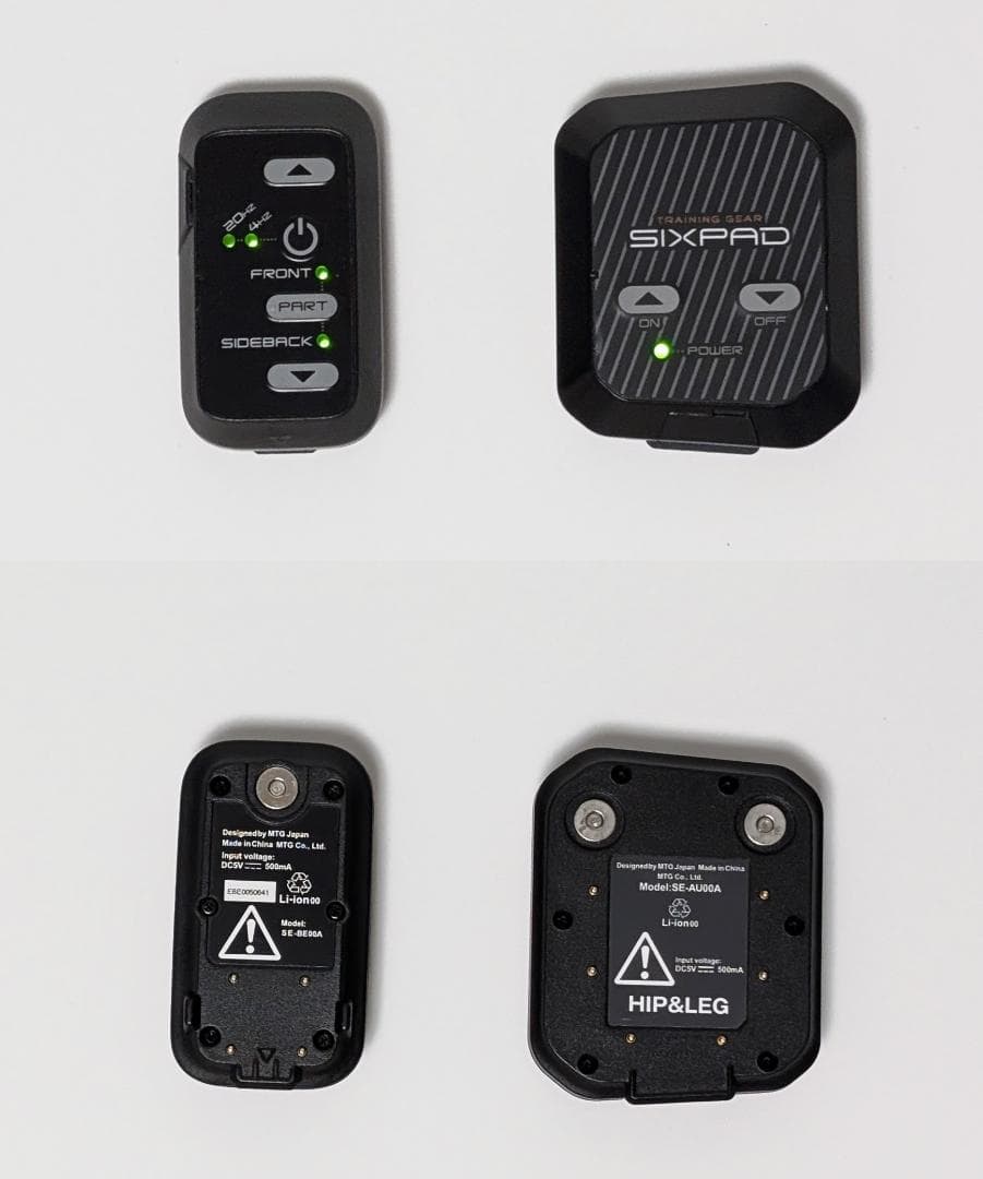 【2点セット】SIXPADパワースーツ ヒップ＆レッグMen L＆コアベルトM