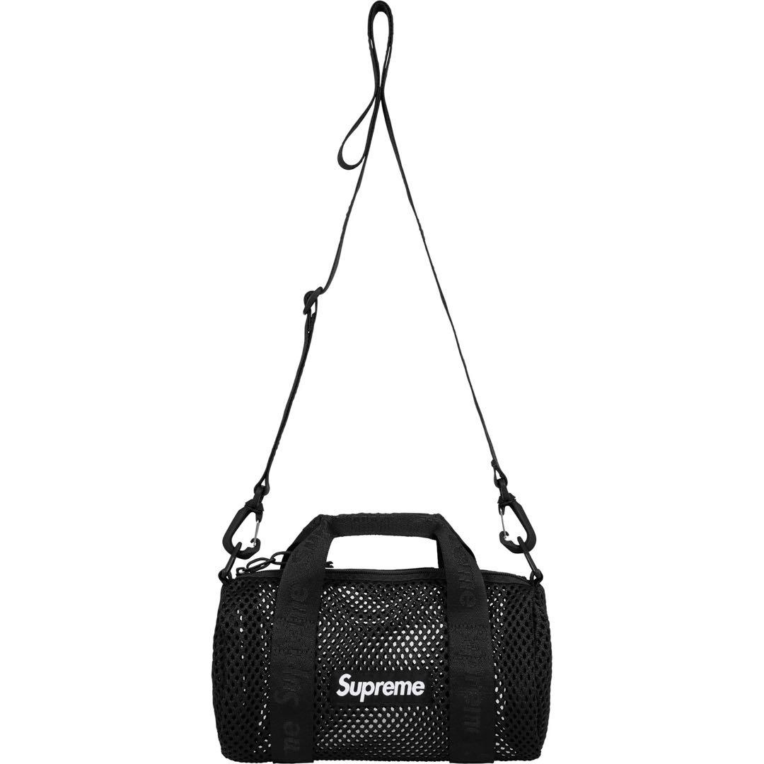 バッグ Supreme 25SS Mesh Mini Duffle Bag Black