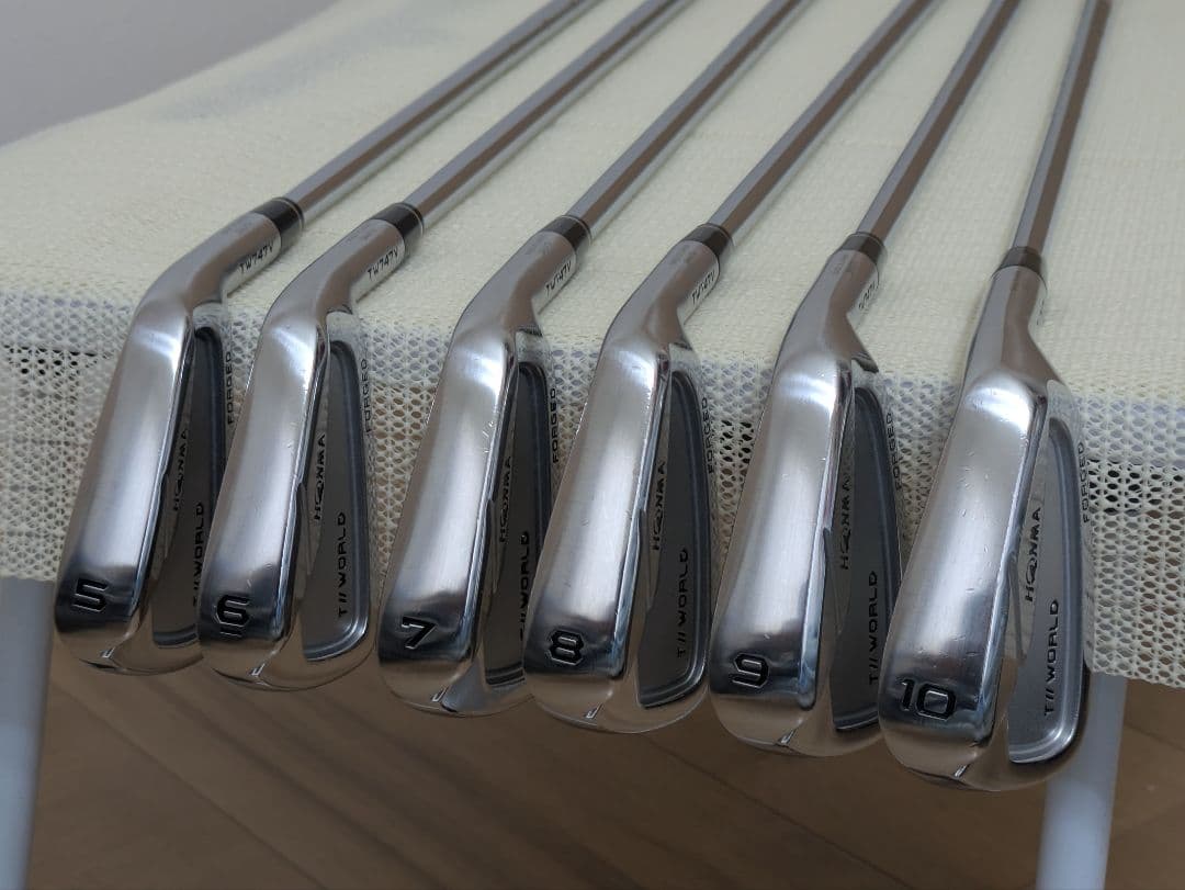 中級・上級者必見 HONMA　TW747X アイアンセット 5-10番