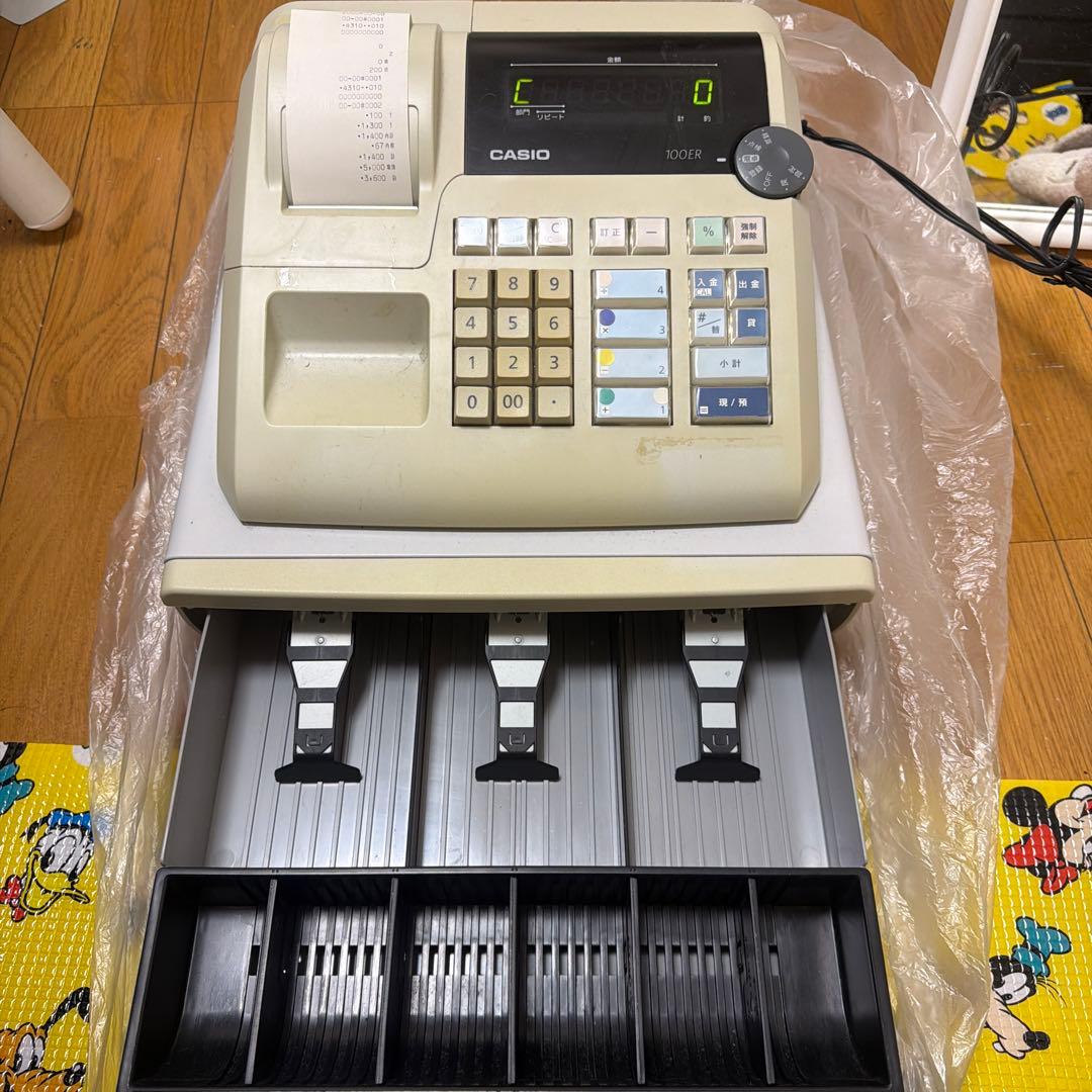 CASIO レジスター 100ER 動作確認済み