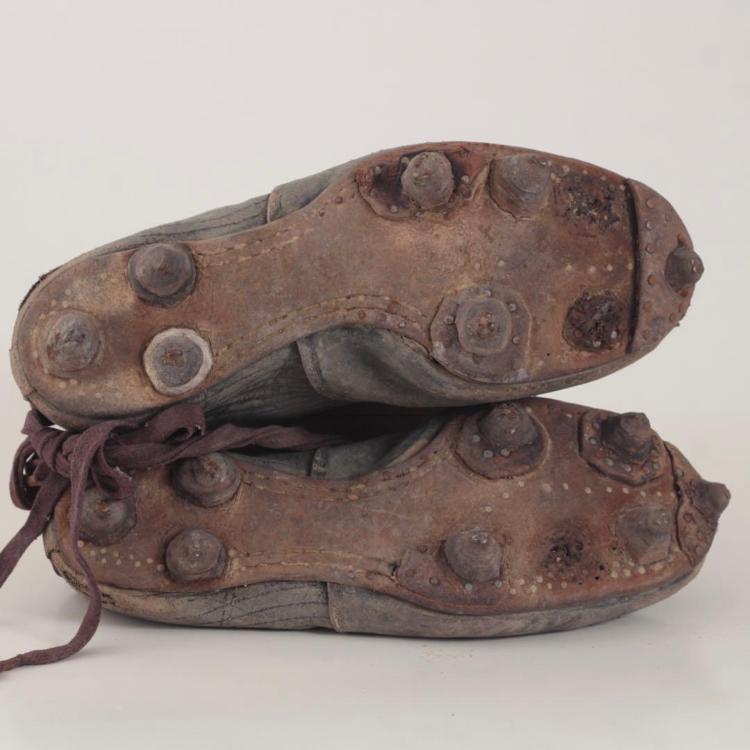 古い 野球 スパイク 古道具 アンティーク オブジェ