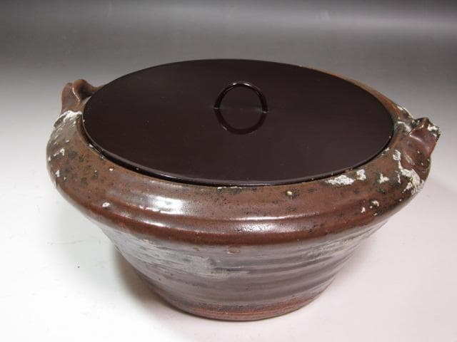 ★　古瀬戸水指　初花　裏千家　五代　不休斎の花押がございます★x534