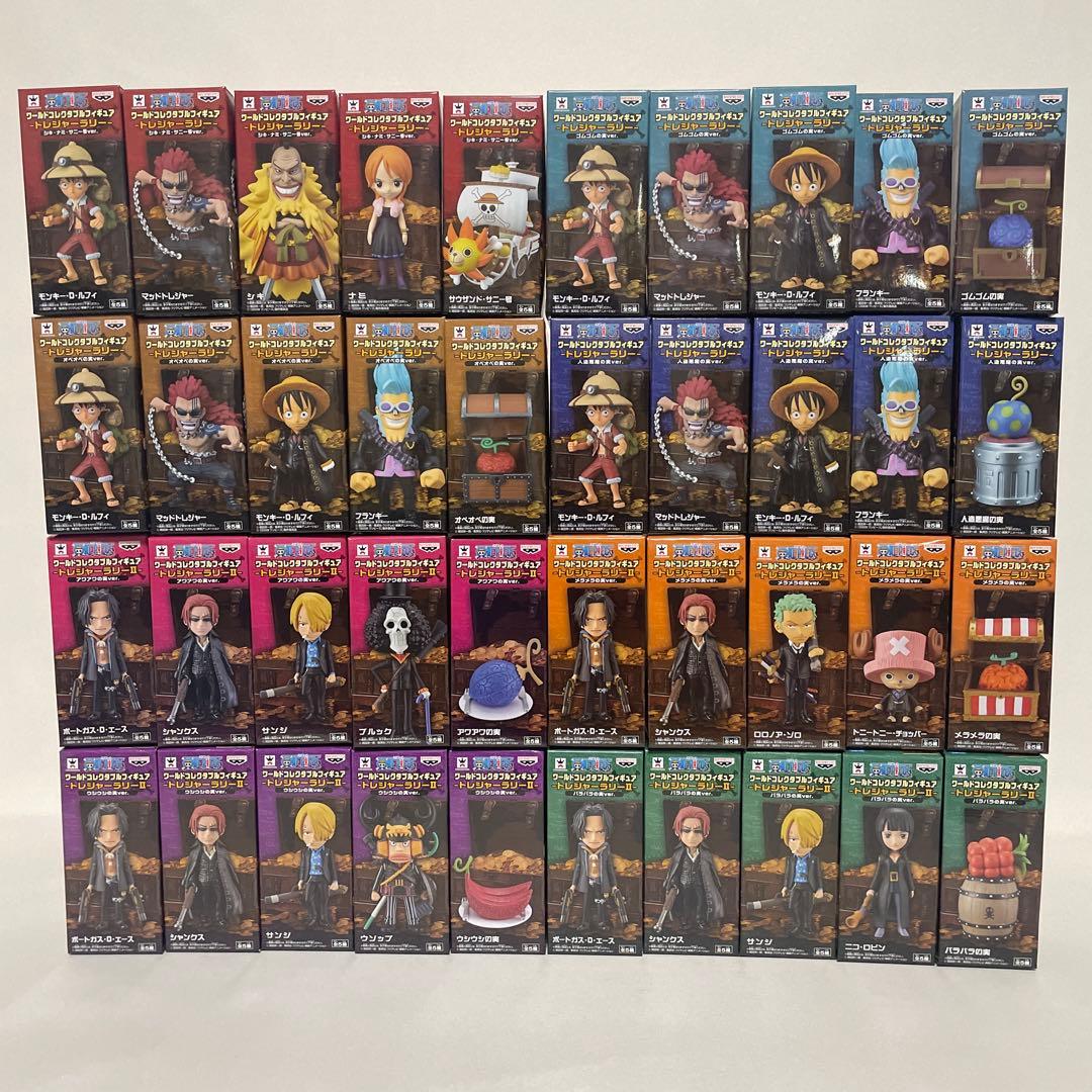 ※超希少　ワンピースワールドコレクタブルフィギュア　トレジャーラリー40体セット