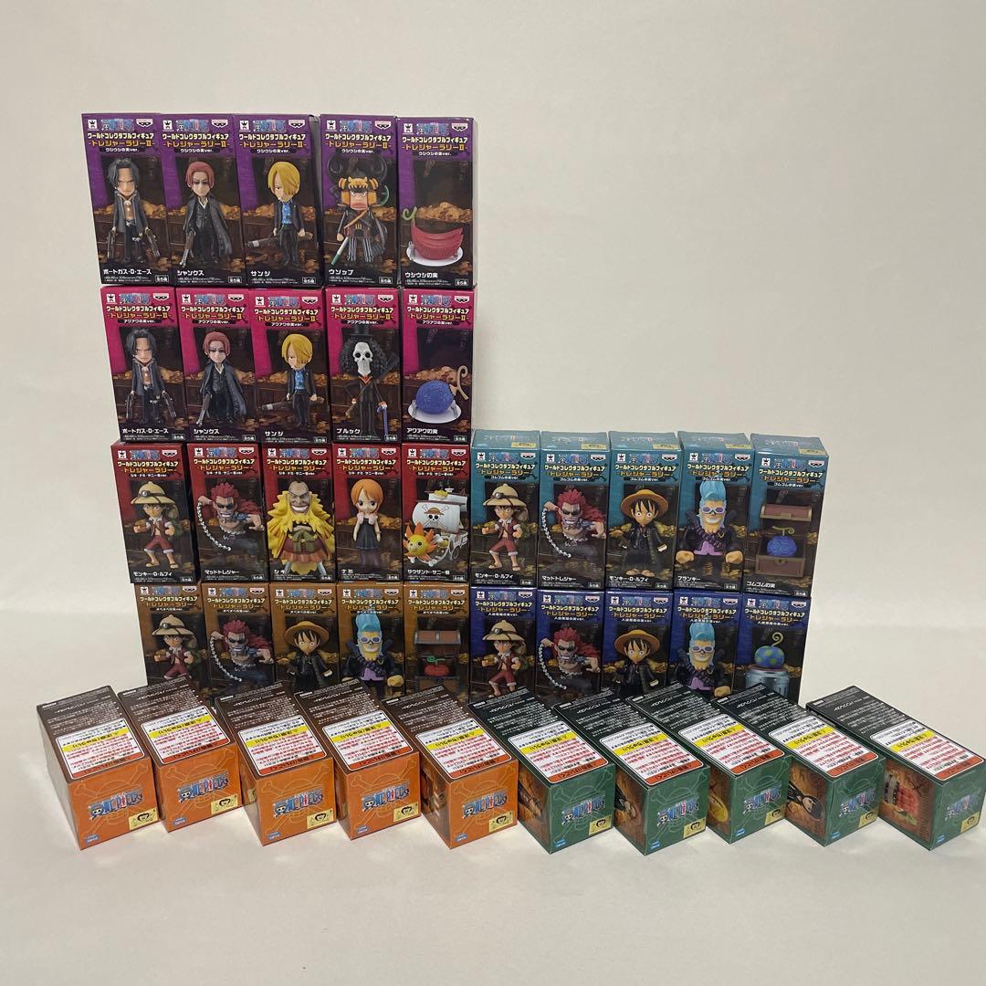 ※超希少　ワンピースワールドコレクタブルフィギュア　トレジャーラリー40体セット