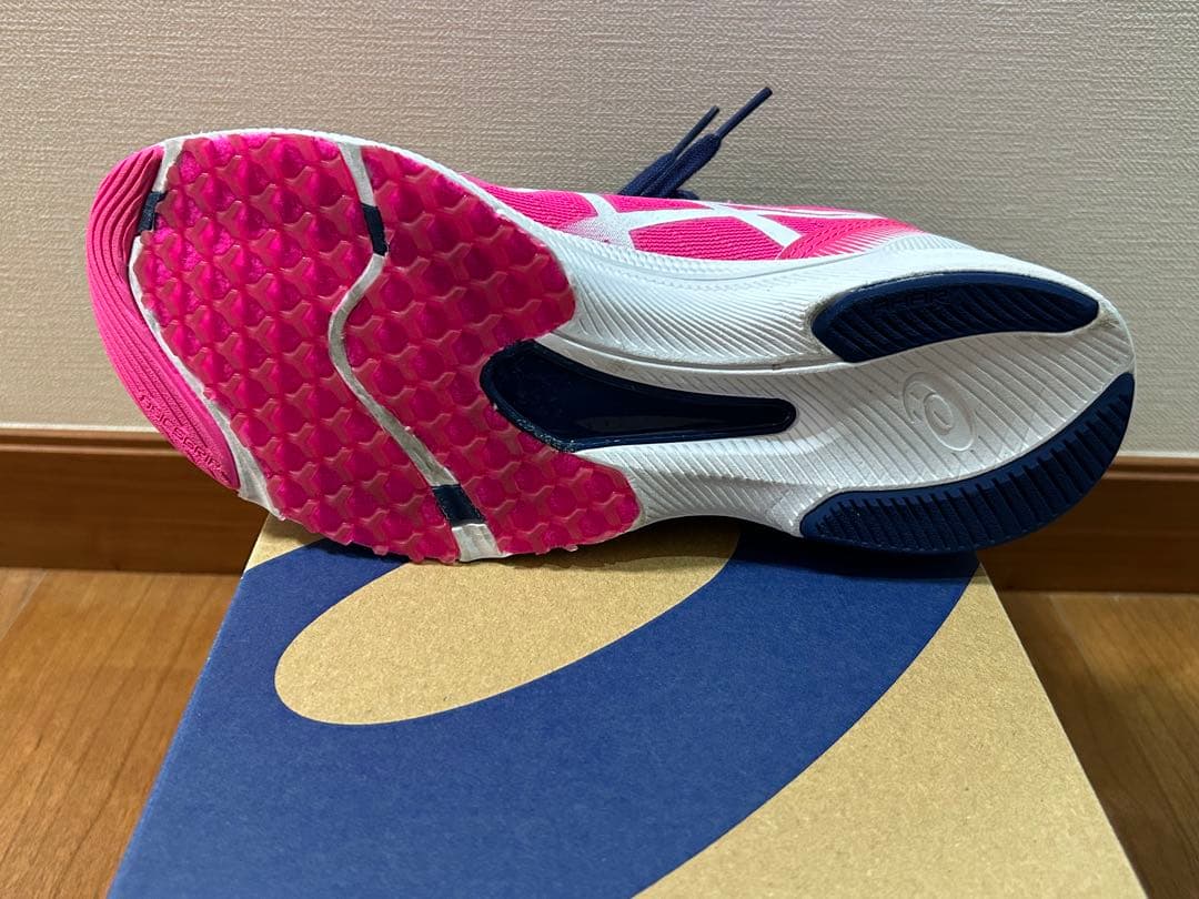 asics アシックス ターサーRP3 24.5㎝ ピンク×ネイビー