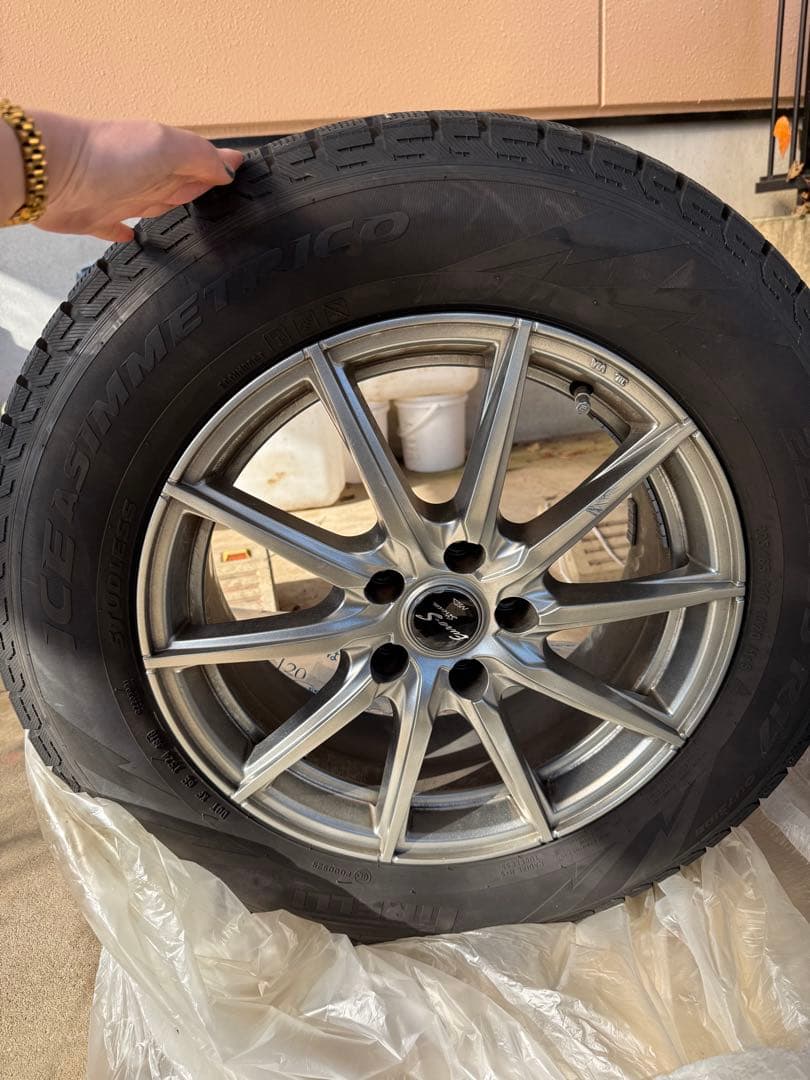 225/65R17 冬用タイヤ ホイール4本セット