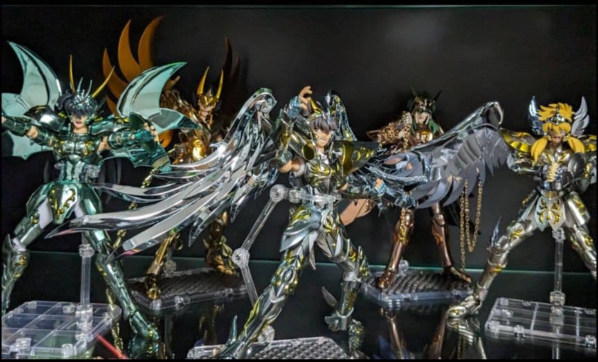 聖闘士聖衣神話EXサイズ　神聖衣　青銅聖闘士　星矢　紫龍　氷河　瞬　一輝