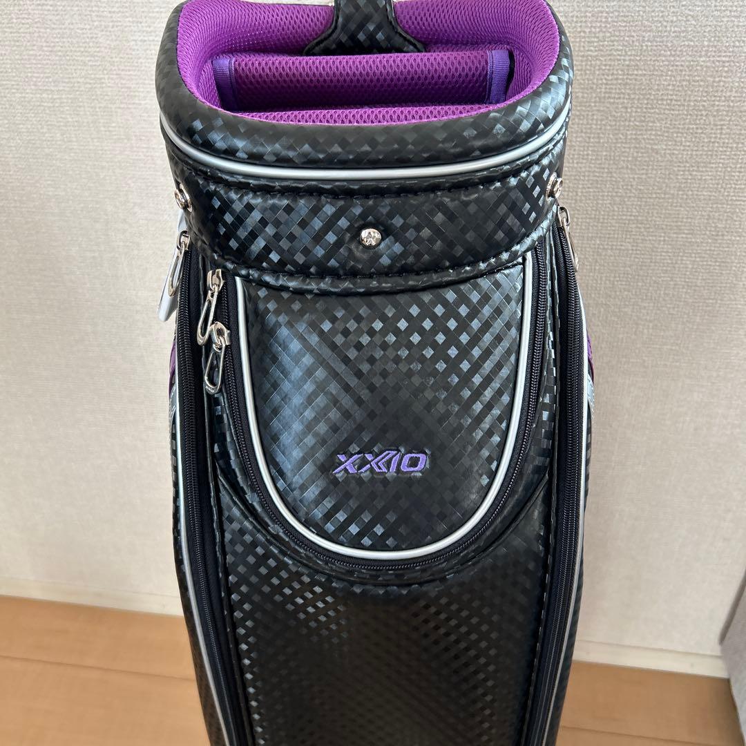 *Sale* XXIO ゴルフバッグ スタンドタイプ ブラック・パープル