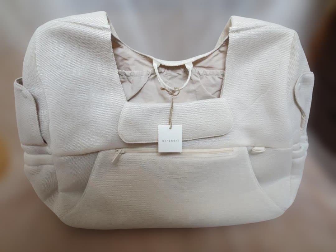 moncheri モンシェリメッシュフロントリュック ホワイトM 犬 キャリー