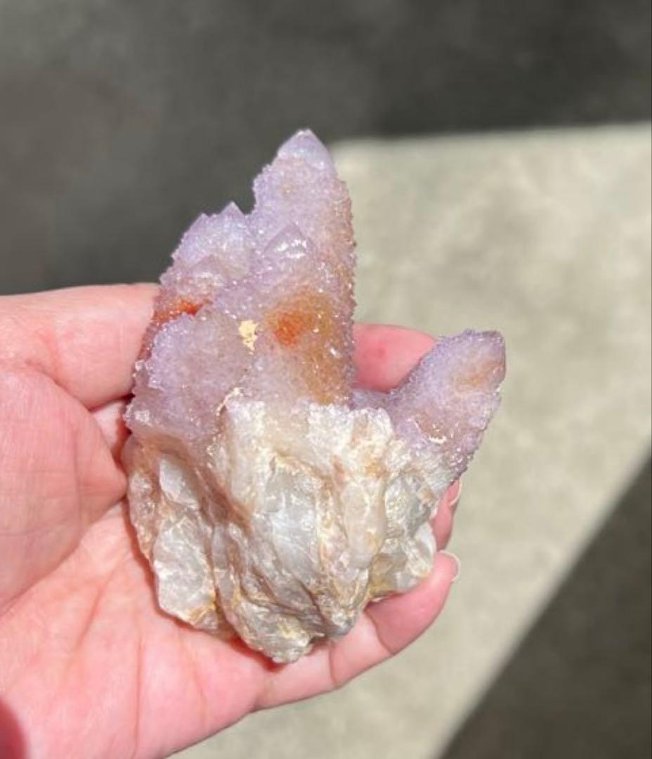 スピリットクォーツ　カクタスクォーツ　サボテン水晶　アメジスト　220g