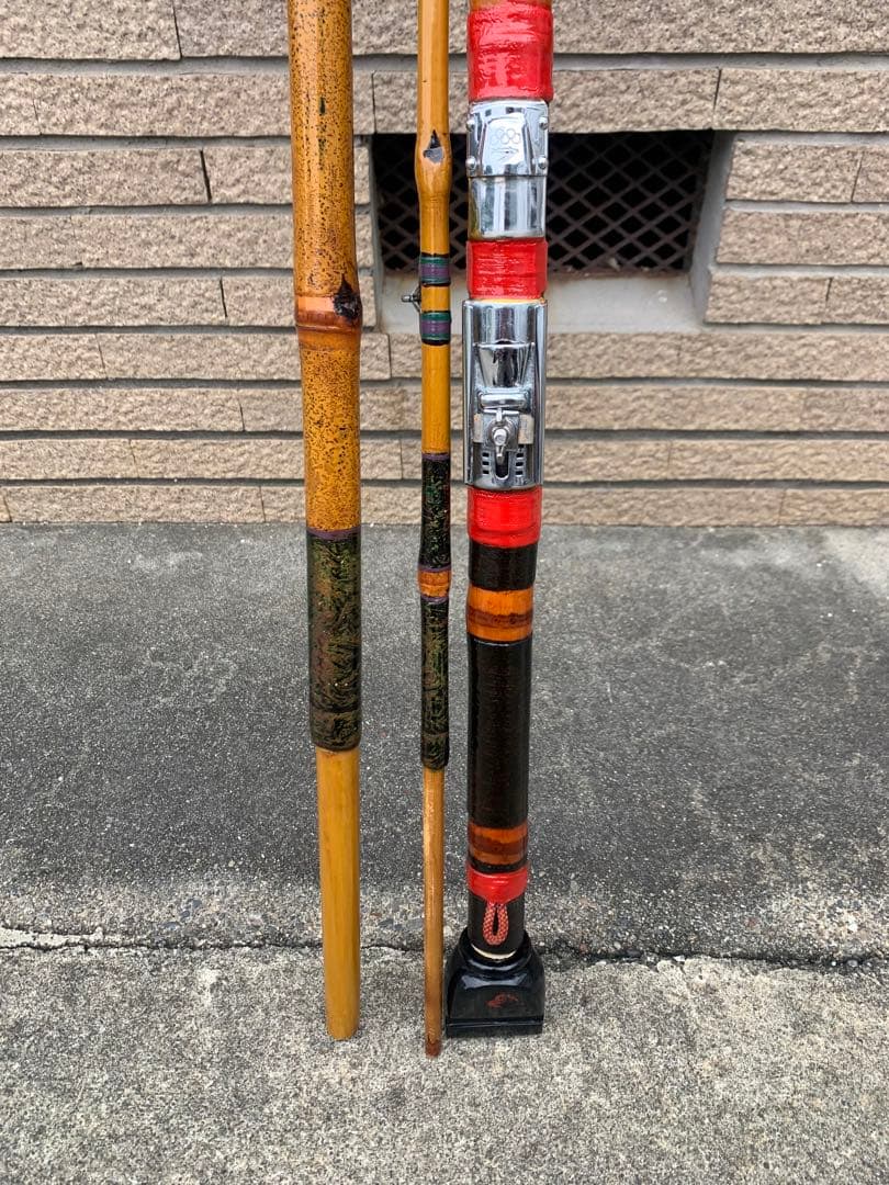 竹製 鮎竿 約550cm