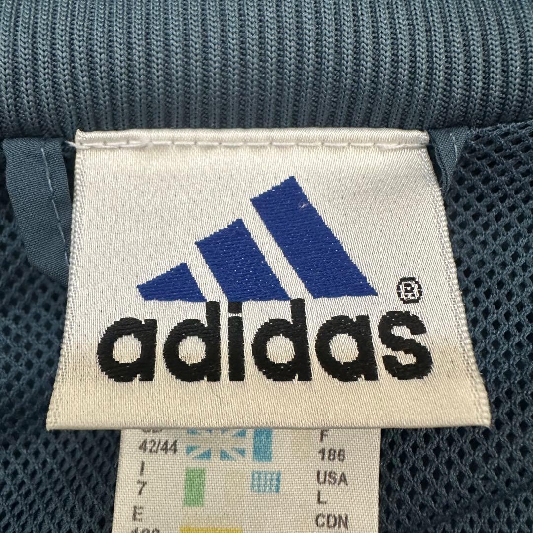 90s【adidas】アディダス（XO）ウィンドブレーカー＊裏メッシュ＊胸ロゴ