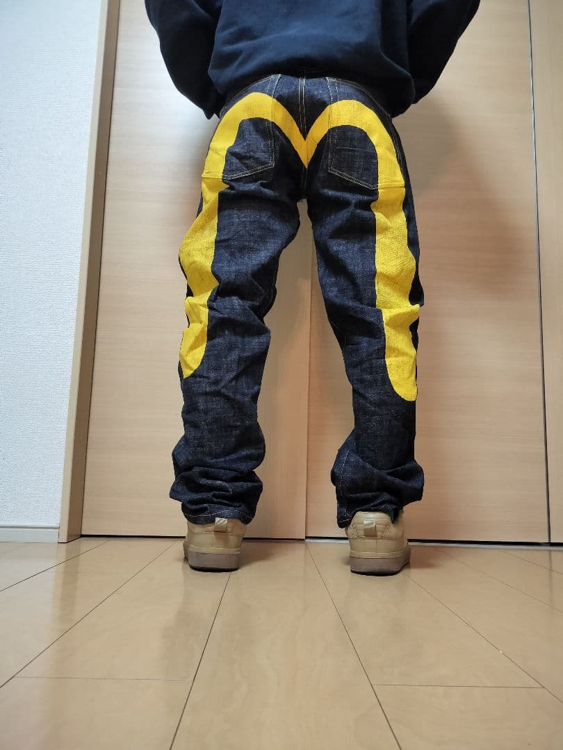 evisu 朱耳スペシャル 大黒 ビッグカモメ デニム W32