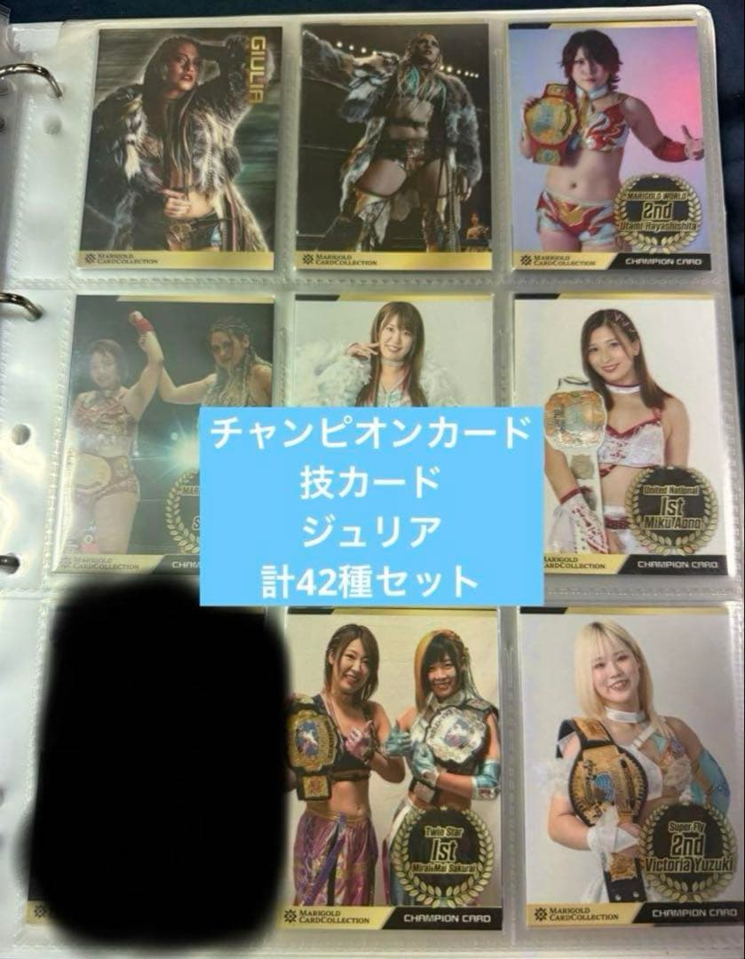 女子プロレス　マリーゴールド　プロレスカード　42種　トレカ　ジュリア