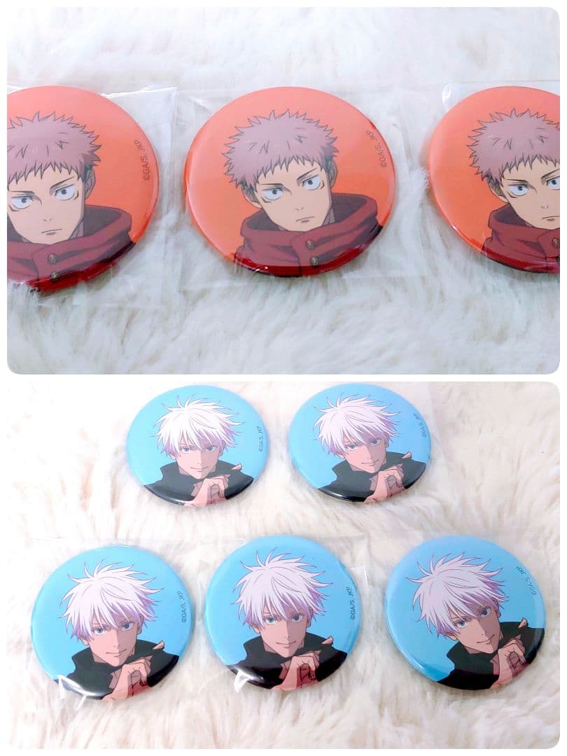 アニメーション 呪術廻戦展 渋谷事変 五条悟 虎杖悠仁 描き下ろし缶バッジ