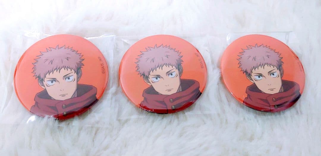 アニメーション 呪術廻戦展 渋谷事変 五条悟 虎杖悠仁 描き下ろし缶バッジ