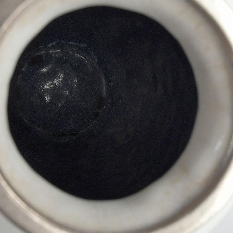 七宝焼　白地竹文　花瓶　時代箱　V　9506