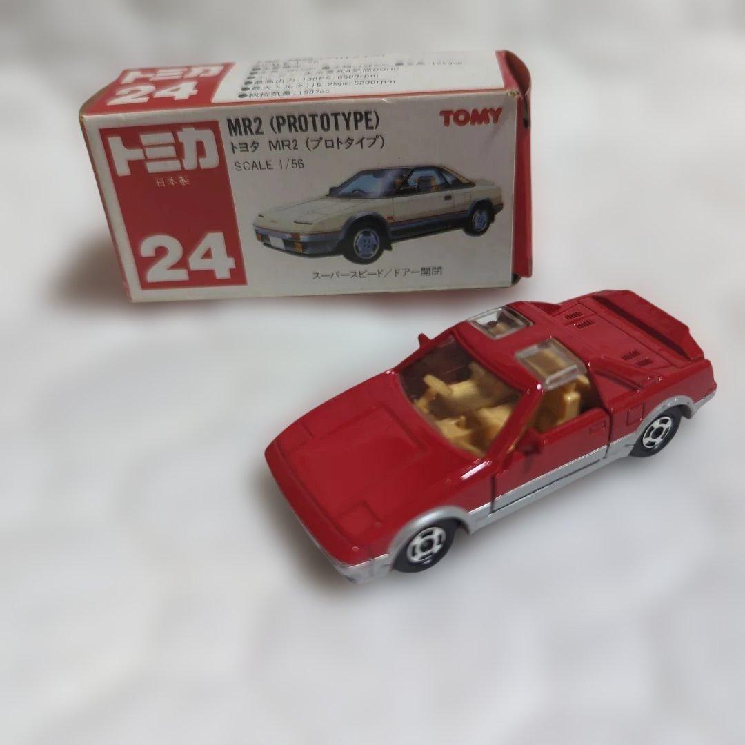 日本製 トミカ 赤箱 MR2 プロトタイプ TOMY NO.24