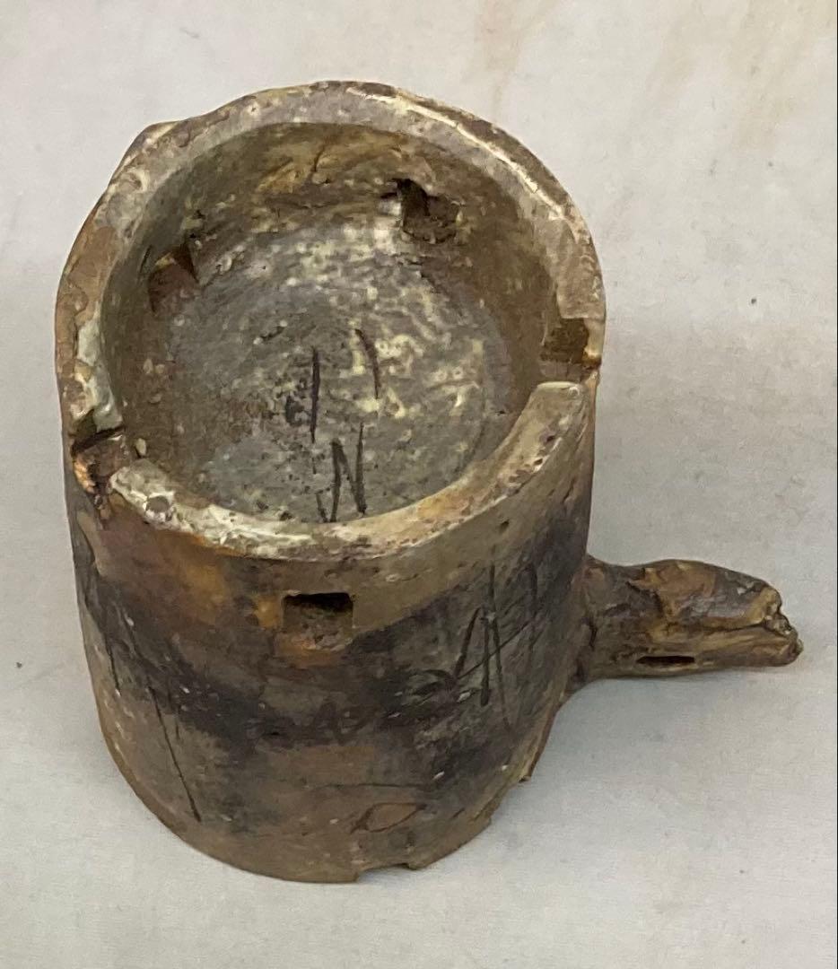 B331s コーヒーカップ　一組　作者不詳　変形　モダンアート