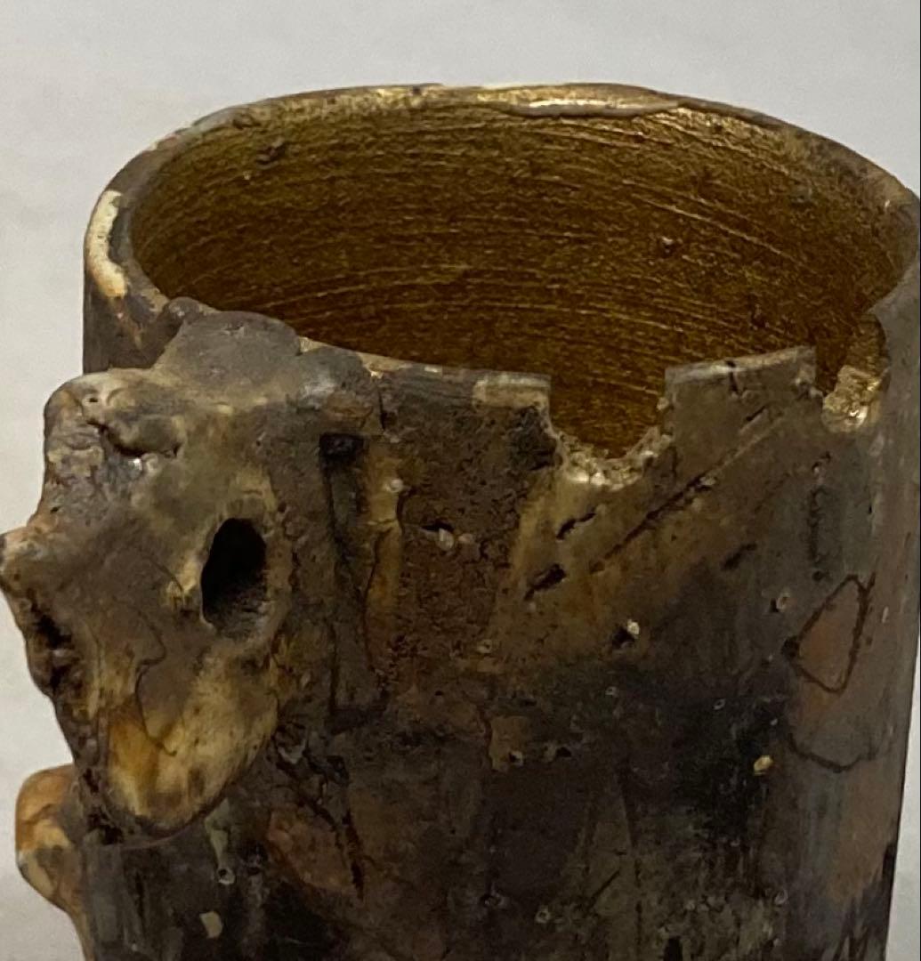 B331s コーヒーカップ　一組　作者不詳　変形　モダンアート