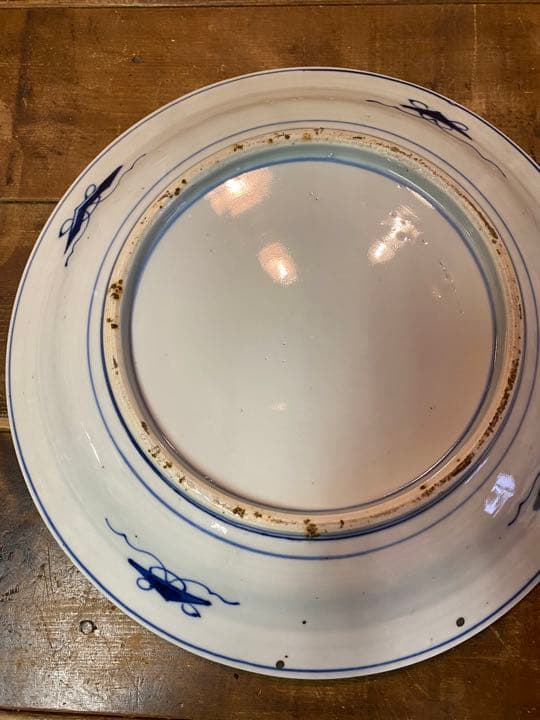 古伊万里　大皿　龍　手描き　骨董　飾り皿