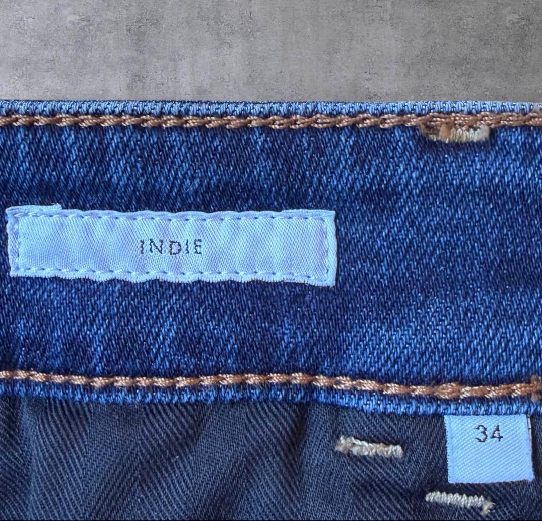 ピーティートリノデニム ストレッチ テーパード デニムスラックス