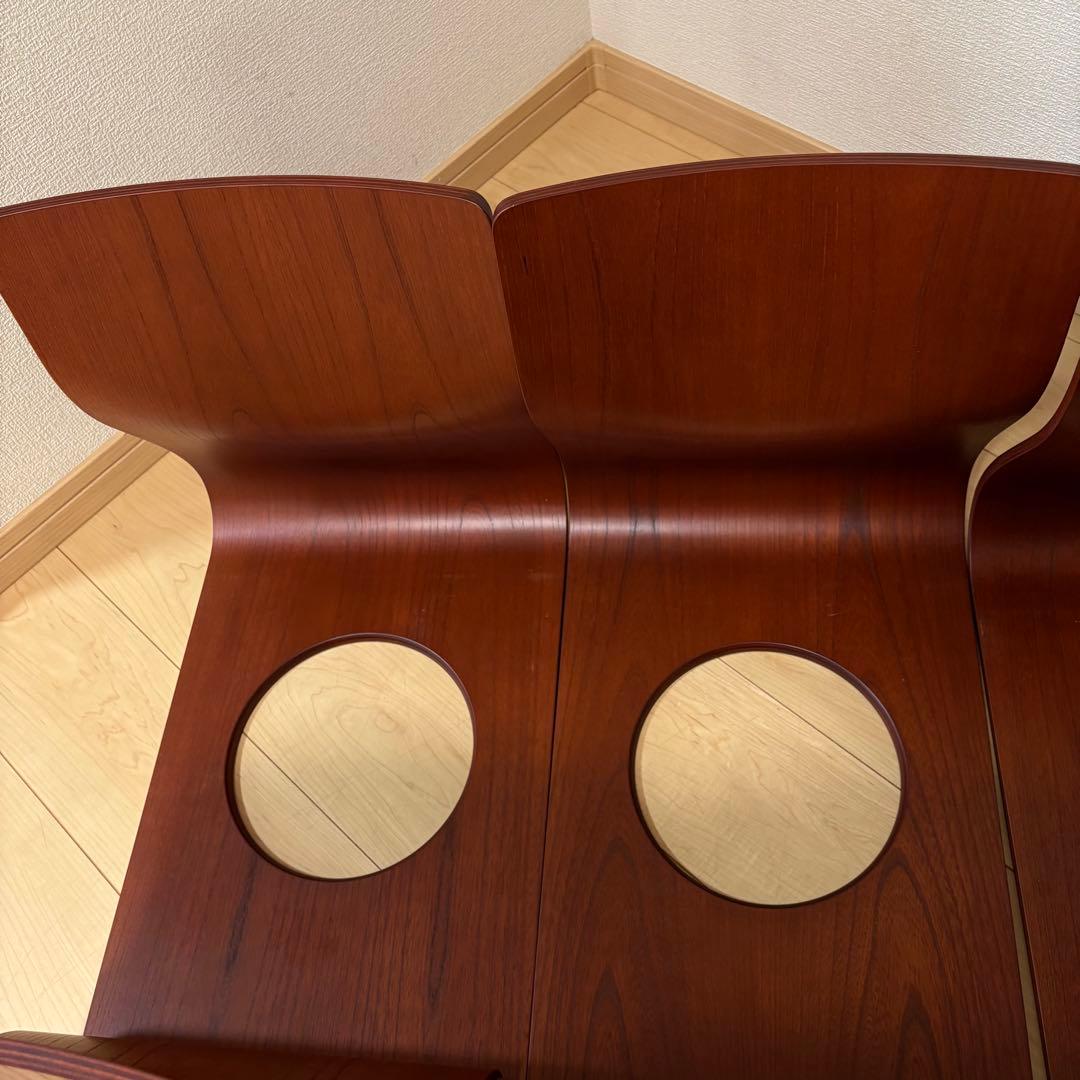 希少 天童木工 木製 曲木 座椅子 6脚セット TENDO 旧ロゴ