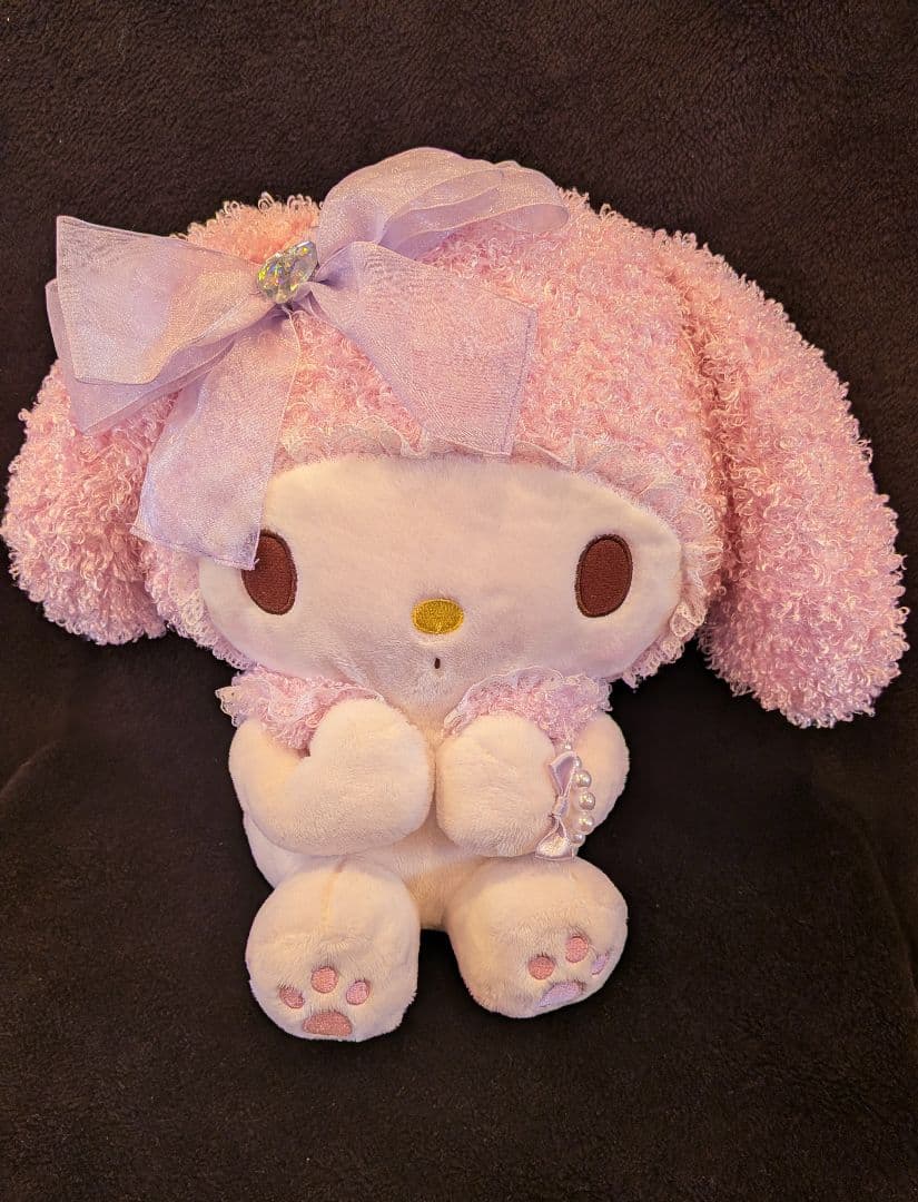 希少☆　マイメロディ KDDI 電報 ぬいぐるみ　レースずきん　非売品