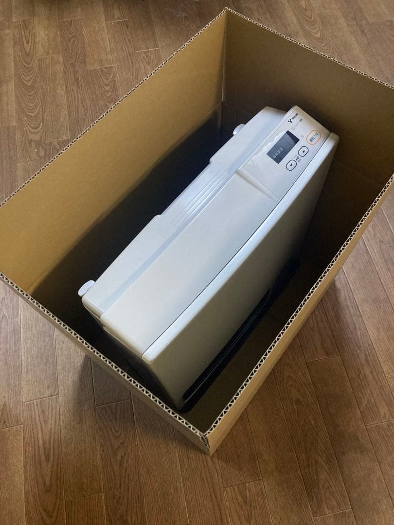 ガスファンヒーター リンナイ ホワイト 2018年製 美品-2