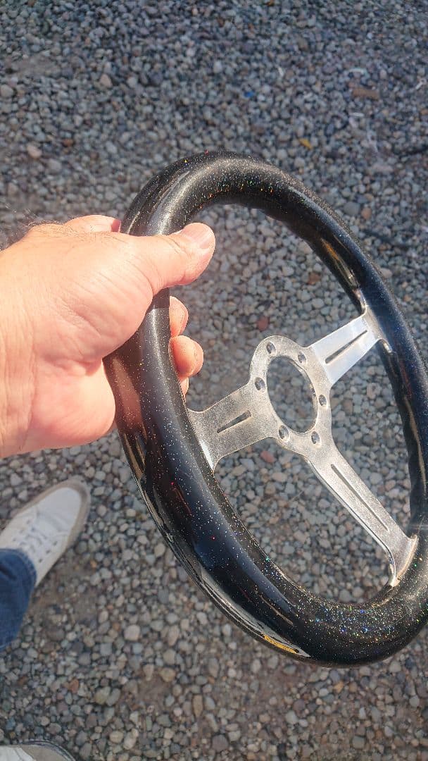 と*し様 ウッドステアリング ハンドル