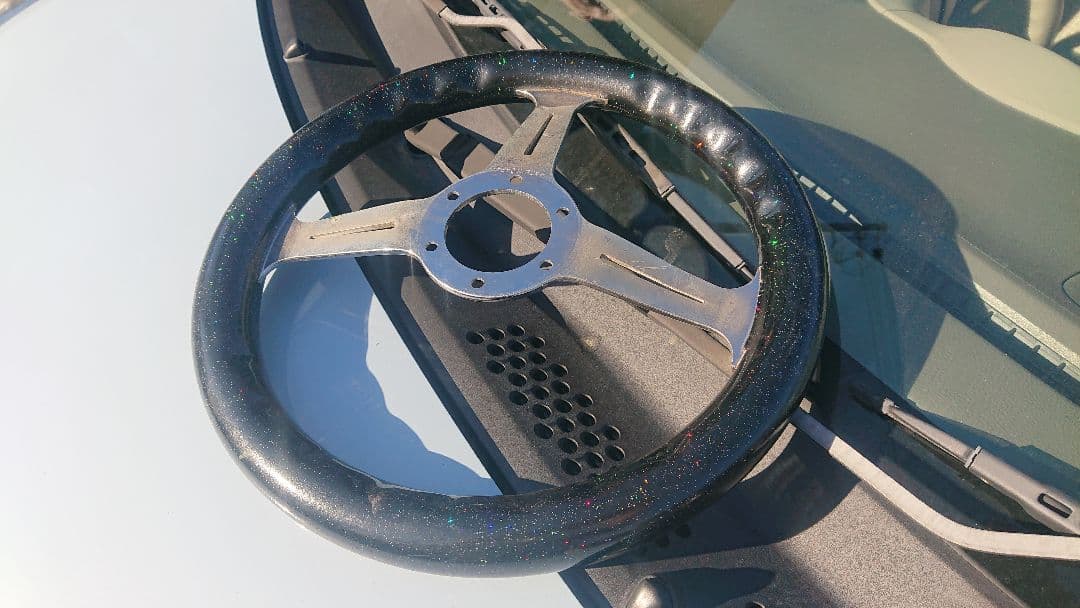 と*し様 ウッドステアリング ハンドル