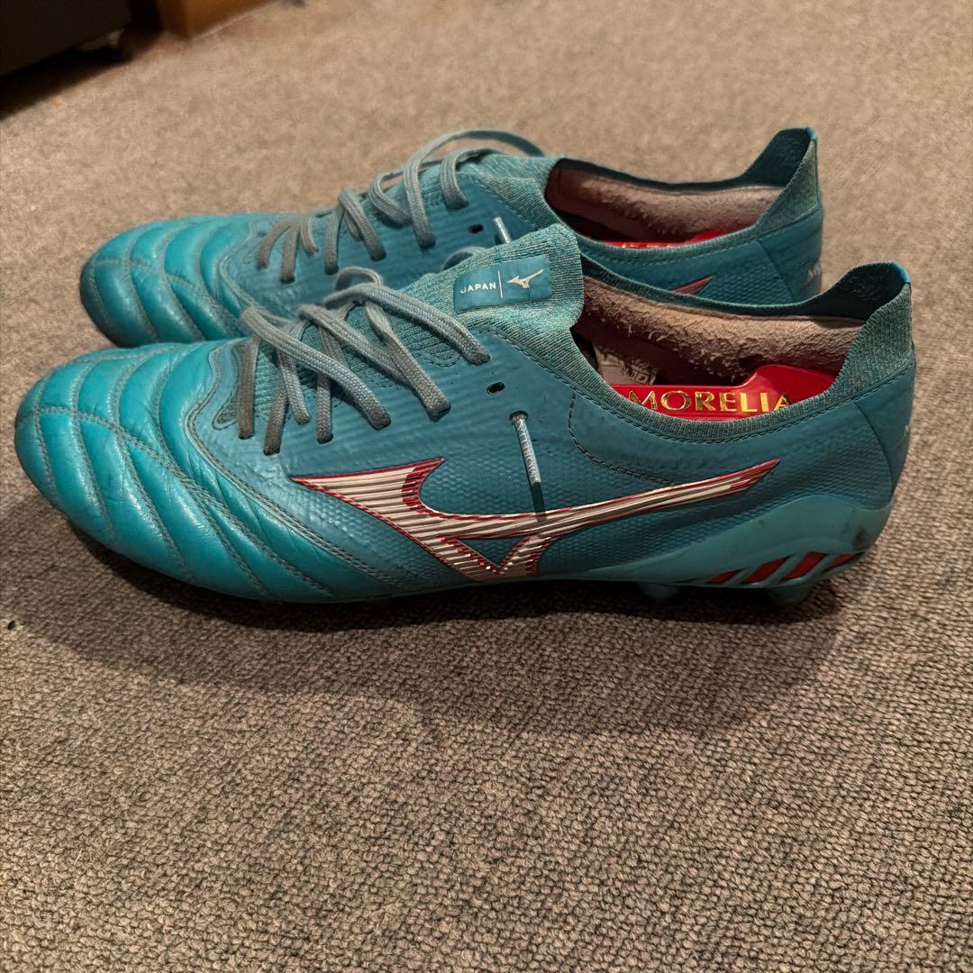Mizuno モレリアNeo III β 水色　サッカーシューズ27.5cm