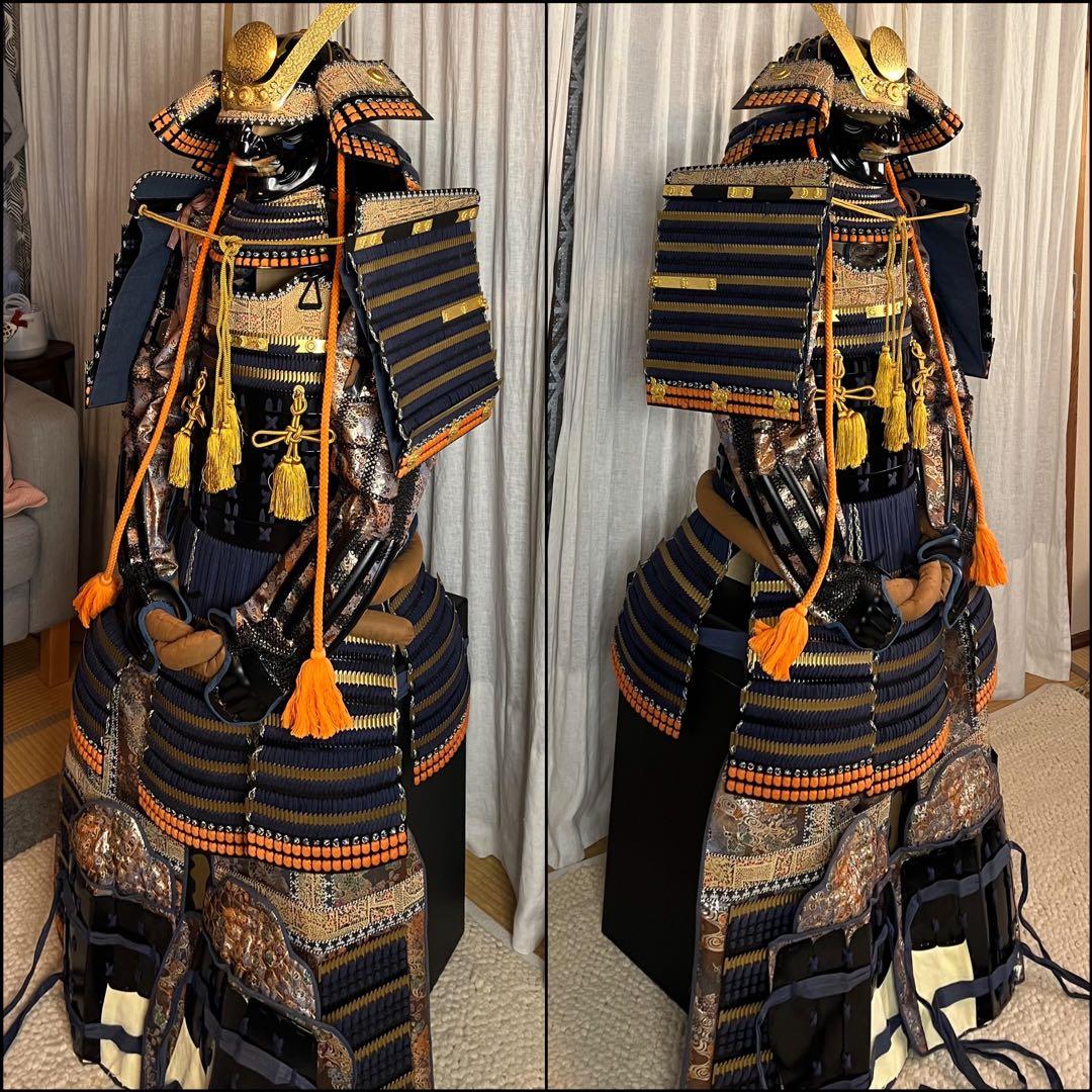 【陽菜(ハル)専用】丸武工房製【現代 甲冑 等身大】鉄地黒胴 当世具足 鎧 一式