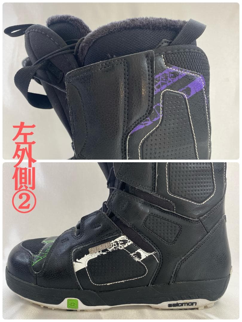 サロモン SALOMON FACTION スノーボードブーツ 27cm ブラック