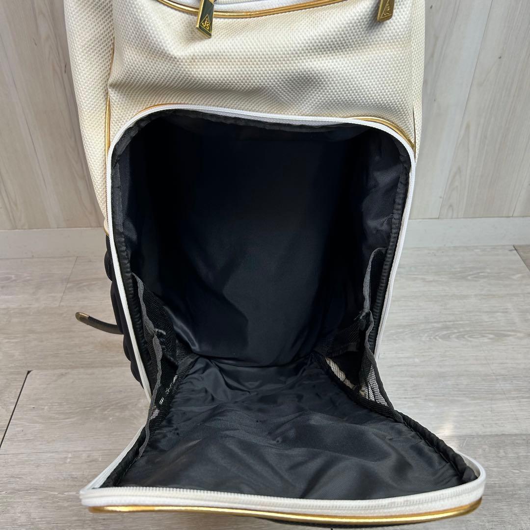 【訳あり】希少！J's ジャンボ尾崎 キャディバッグ フードなし　ケース割れ