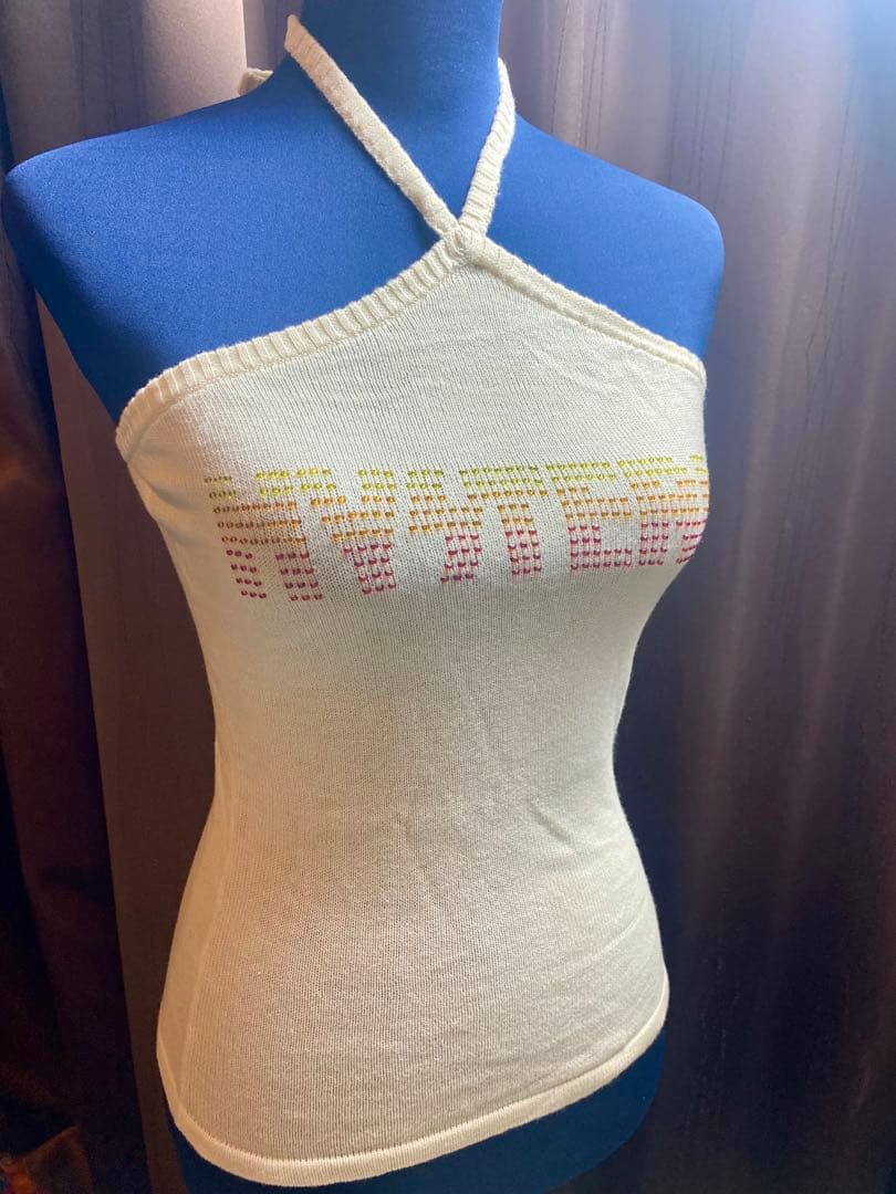 新品　初期　ヒステリックグラマー '90 ビーズ　クロスキャミソール　Y2K