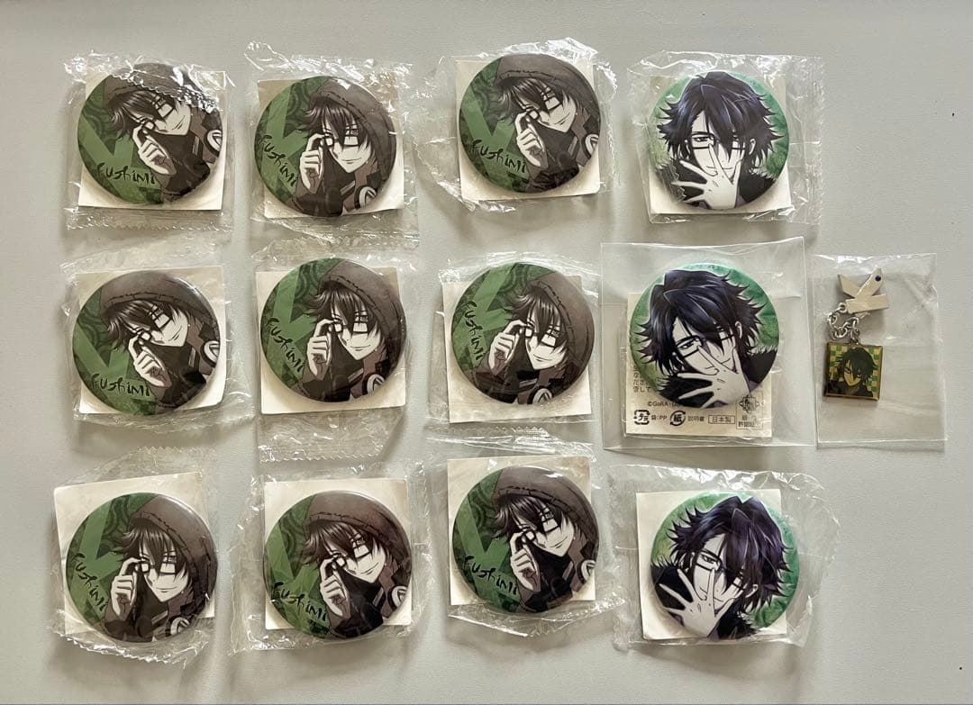 K キャラバッジ アニカプ キーボルト　伏見猿比古