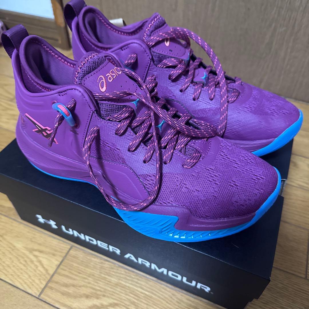 アシックス X1 バスケットボールシューズ パープル