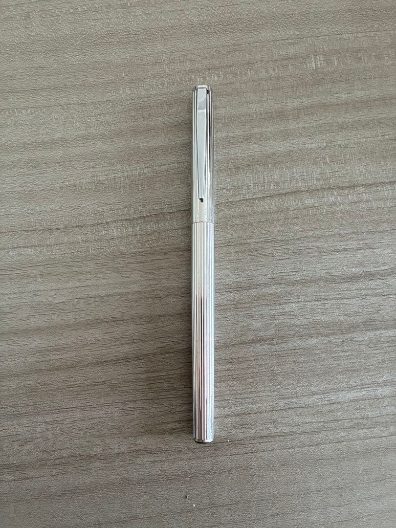 モンブラン ノブレス プラチナ仕上げ 万年筆 14K 585