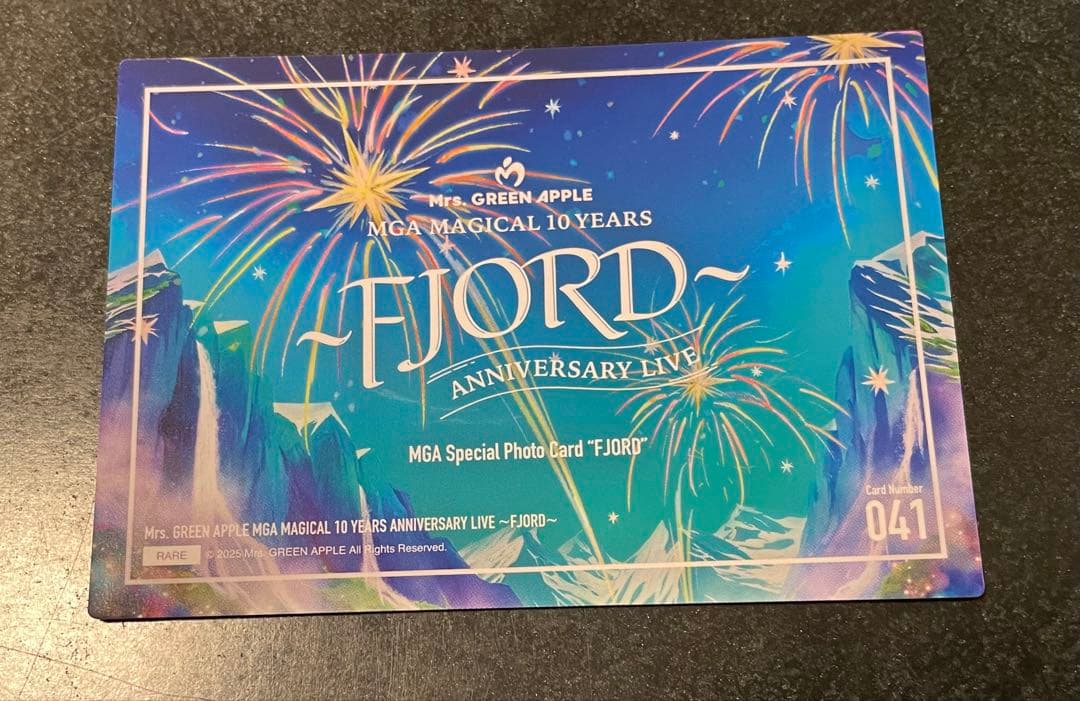 【レア‼︎】ミセス　 大森元貴　FJORD フォトカード　041