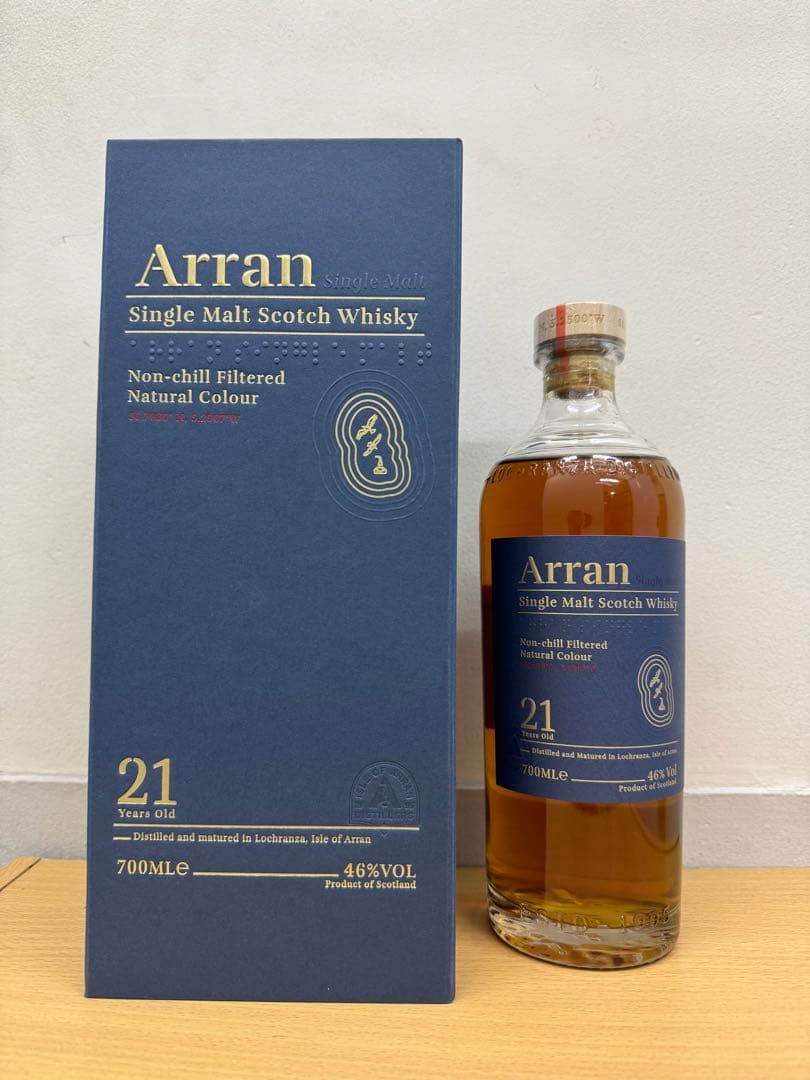 アラン　Arran 21年 シングルモルトスコッチウイスキー 700mL