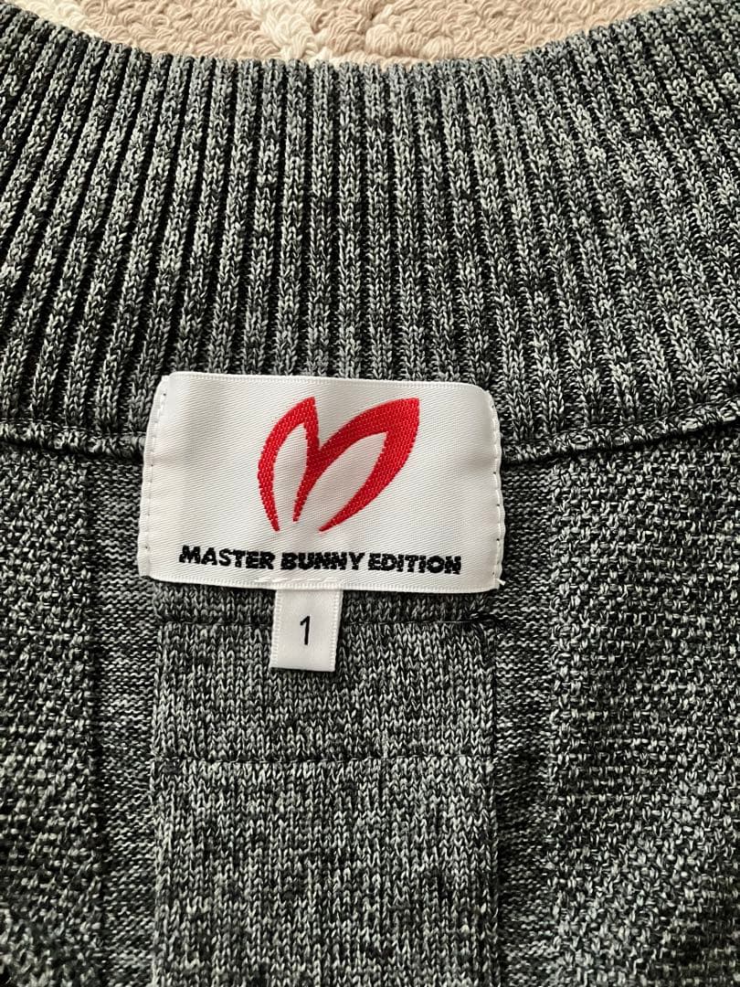 ⭐️極美品⭐️マスターバニー　ジップアップジャケット　ラインロゴ　モックネック