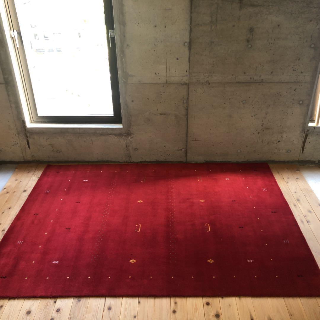 高級ウール使用 ウールギャベ ハンドルームLori 172×243cm