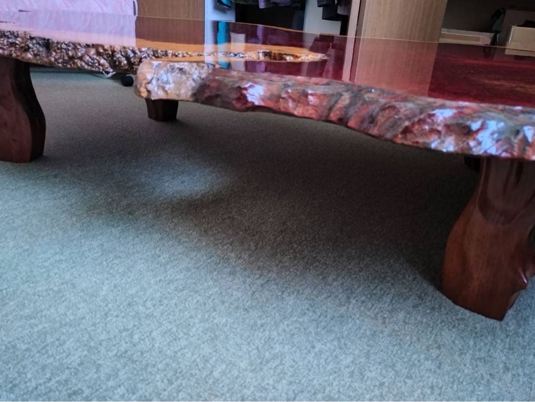 花梨 瘤 テーブル